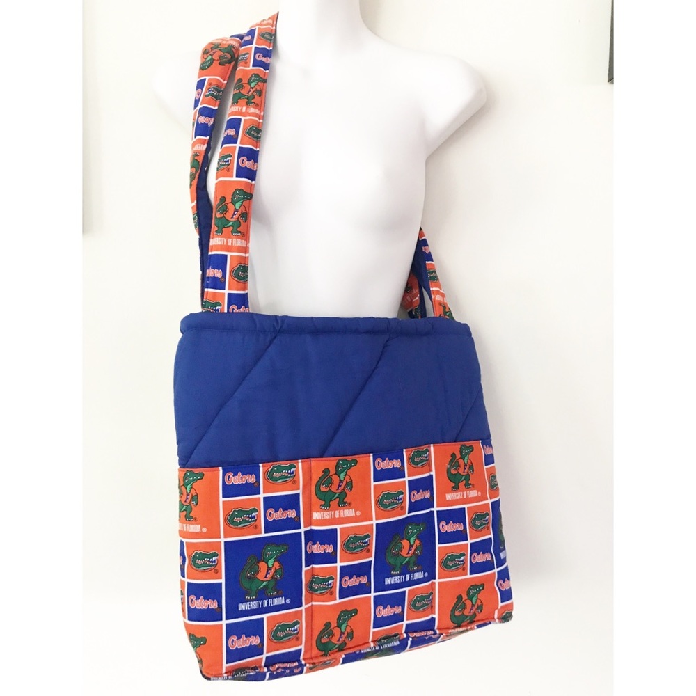 University of Florida Gators quilted shoulder bag